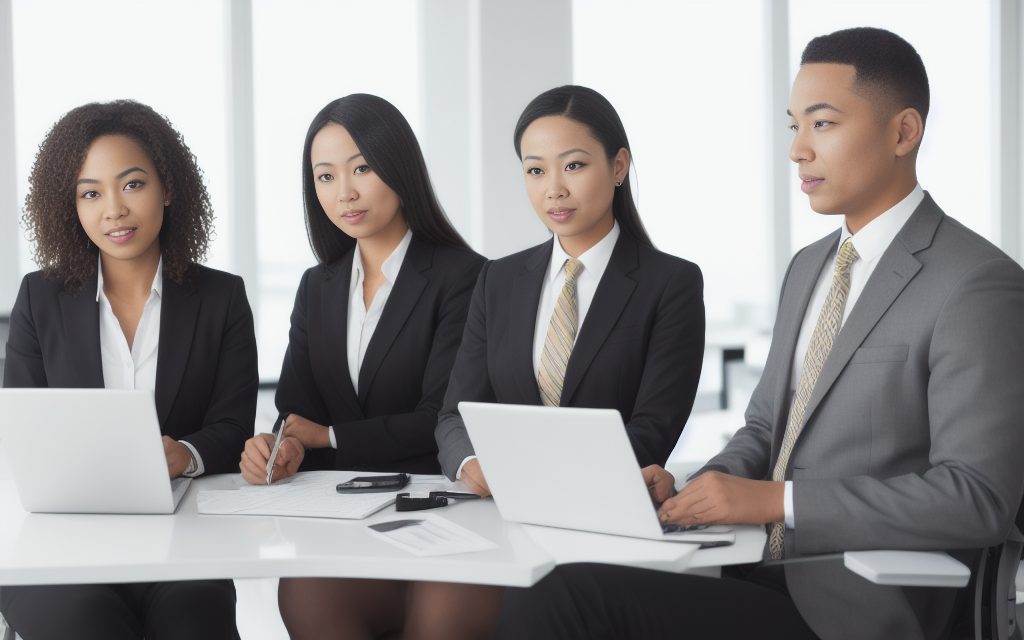 Our team at work